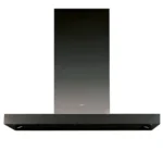 Chaminé Parede Novy Flatline 90 cm Preto Mineral 7602