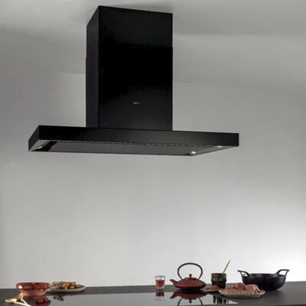 Chaminé Ilha Novy Flatline 90 cm Preto Mineral 7642 - Image 3