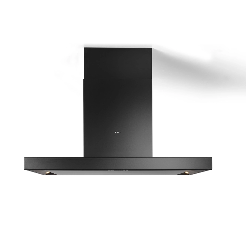 Chaminé Ilha Novy Flatline 90 cm Preto Mineral 7642