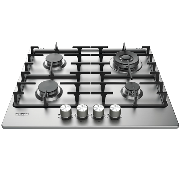 Placa a Gás Hotpoint PPH 60G DF/IX - 60 cm, Gás, Inox