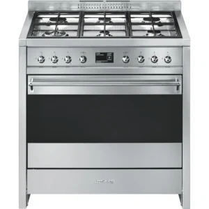 Fogão Smeg Opera - 90cm - Gás - Inox - A1-9