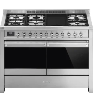 Fogão Smeg Opera - 120cm - 2 Fornos - Inox - A4-81