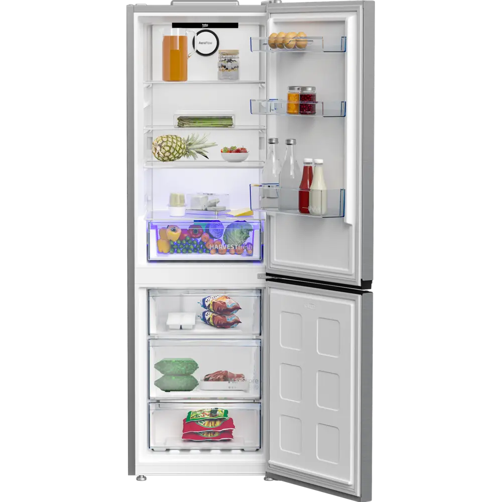 Frigorífico Combinado Beko - 186cm - HarvestFresh - Inox Look - B3RCNE364HXB - Image 5