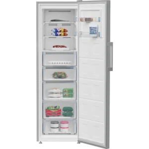 Congelador Vertical Beko - 185cm - NoFrost - Look Inox - B3RFNE314XB