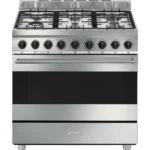 Fogão a Gás Smeg B91GMX2 - Master, Inox, 90cm, A
