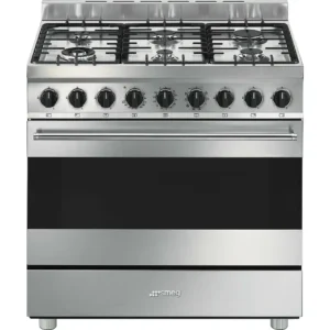 Fogão a Gás Smeg B91GMX2 - Master, Inox, 90cm, A