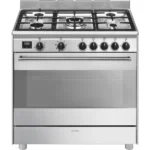 Fogão a Gás Smeg BG91X2 - Concerto, Inox, 90cm, A