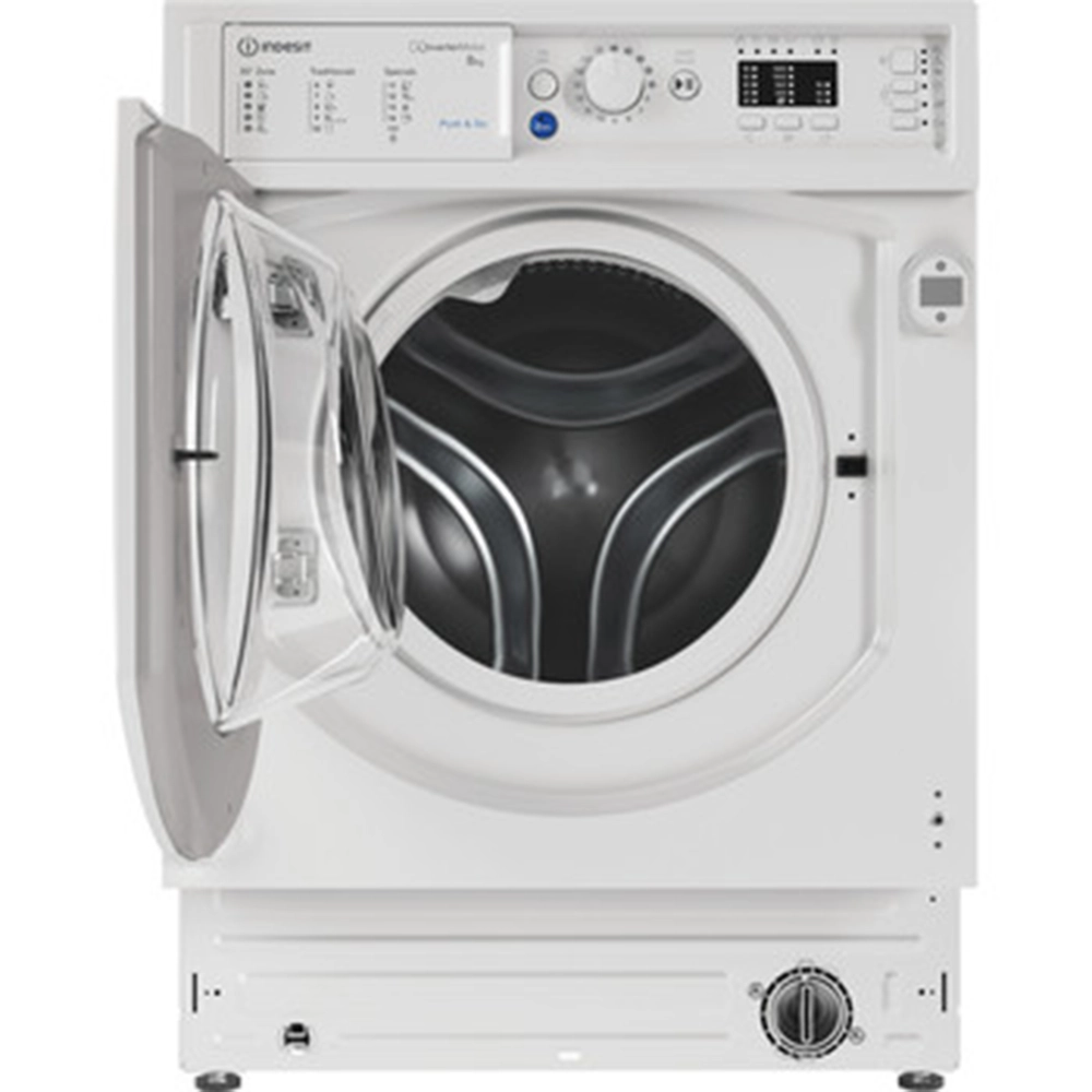 Máquina de Lavar Roupa Encastrável Indesit BI WMIL 81285 EU - 8 kg, 1200 rpm, Branca - Image 2