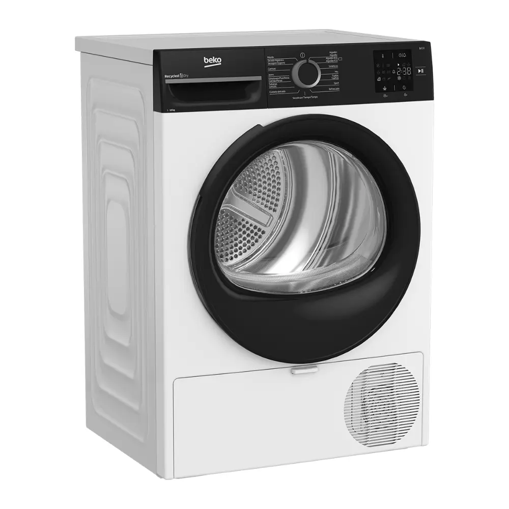 Máquina de Secar Roupa Beko - 10kg - Bomba de Calor - BM3T30230W - Image 2