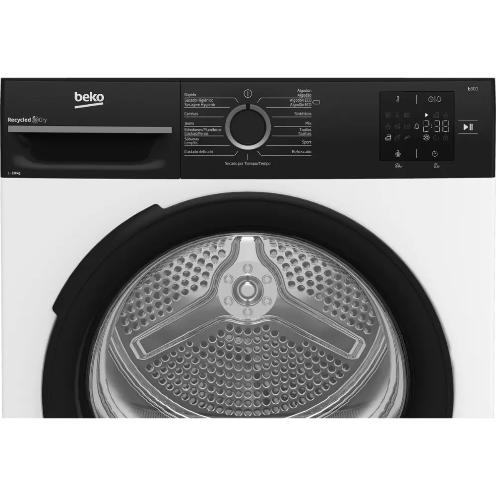 Máquina de Secar Roupa Beko - 10kg - Bomba de Calor - BM3T30230W - Image 4