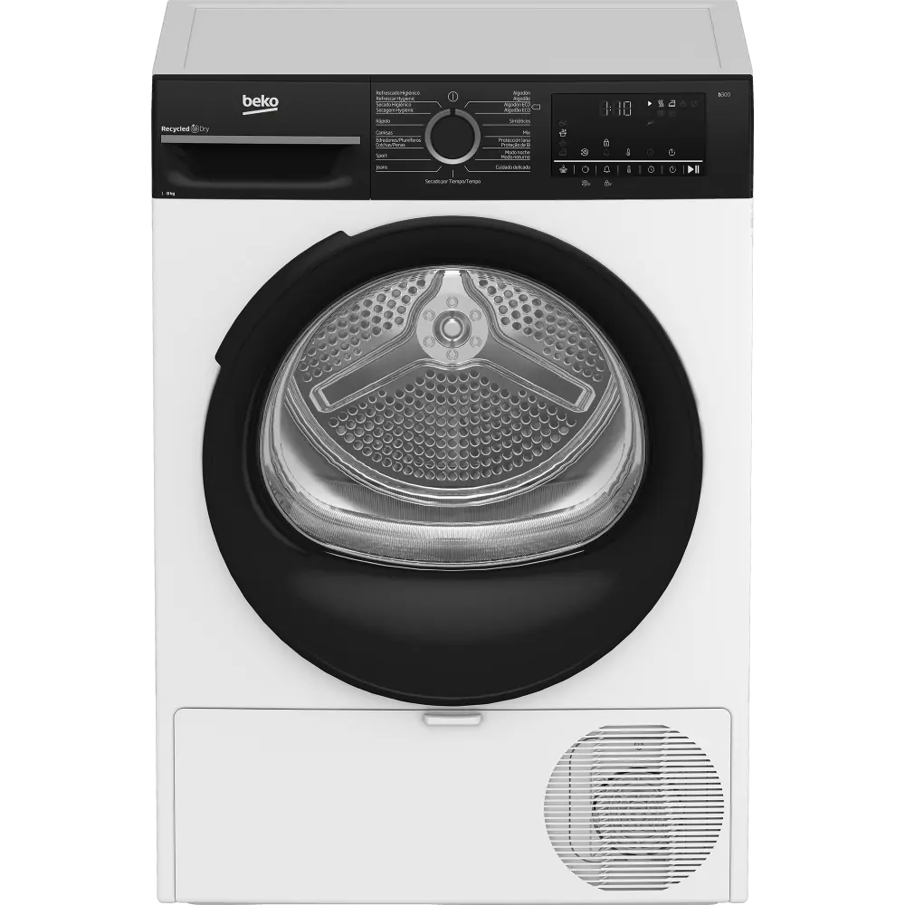 Máquina de Secar Roupa Beko - 8kg - Bomba de Calor - Classe A+++ - BM3T48249W