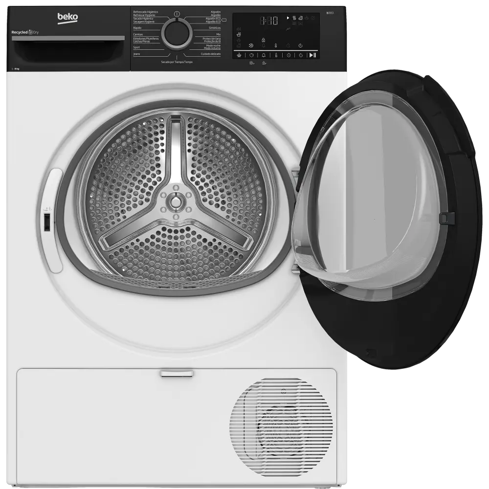 Máquina de Secar Roupa Beko - 8kg - Bomba de Calor - Classe A+++ - BM3T48249W - Image 3