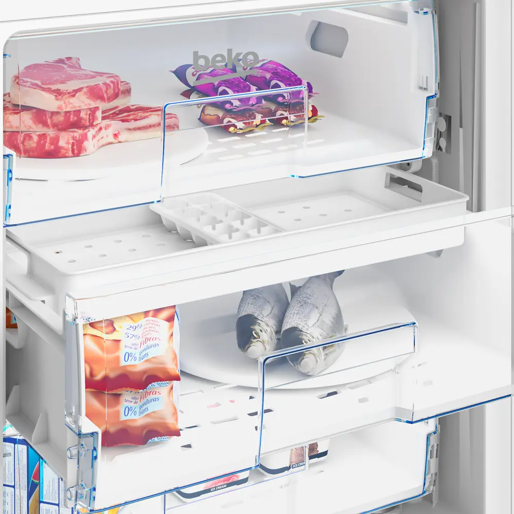 Congelador de Bancada Encastre Beko - 82cm Altura - Branco - BU1204N - Image 4