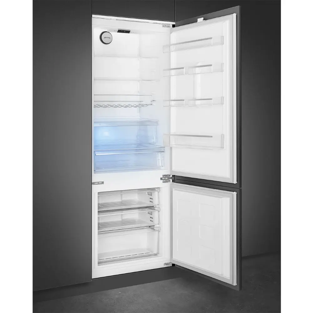 Frigorífico Combinado de Encastre Smeg XXL - 70cm Largura (194cm) - NoFrost Total - C875TNE - Image 2