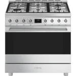 Fogão a Gás Smeg C9GMX2 - Sinfonia, Inox, 90cm, A