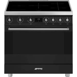 Fogão Indução Smeg C9IMMB2 - Sinfonia, Preto mate, 90cm, Elétrico(Indu), A