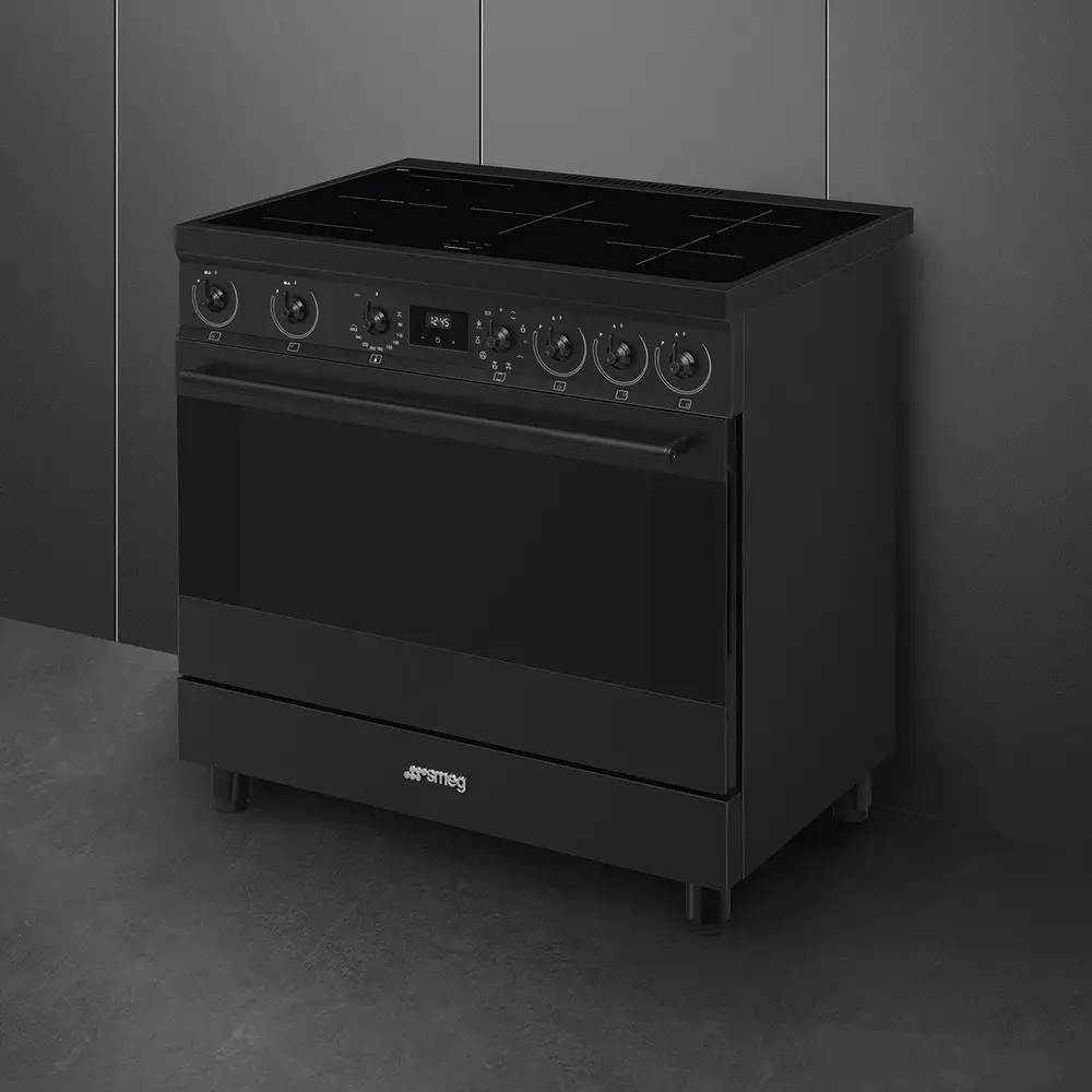 Fogão Indução Smeg C9IMN2 - Sinfonia, Preto mate, 90cm, Elétrico(Indu), A - Image 6