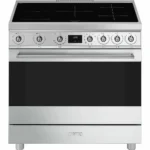 Fogão Indução Smeg C9IMX2 - Sinfonia, Inox, 90cm, Elétrico(Indu), A