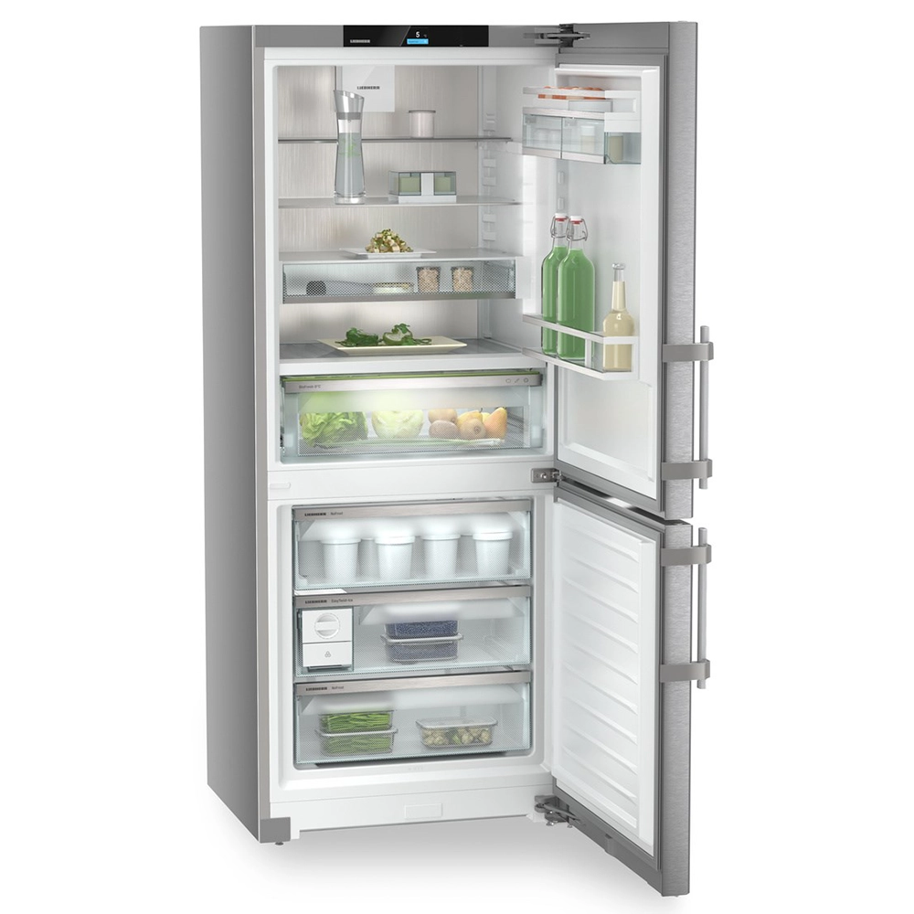 Frigorífico Combinado Liebherr XXL - 75cm Largura - BioFresh Inox - CBNsdc 765i