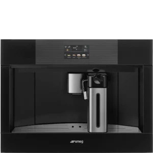 Máquina de Café de Encastre Smeg Linea - Automática - 45cm Altura - Vidro Preto - CMS4104B3