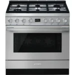Fogão a Gás Smeg CPF9GPX - Piro, Portofino, Inox, 90cm, A+