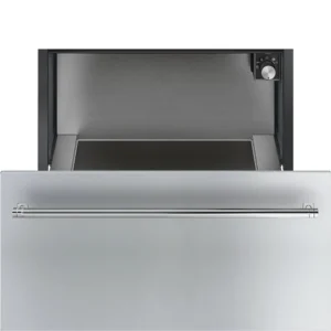 Gaveta de Aquecimento Smeg Classica - 29cm Altura - Inox - CR329X