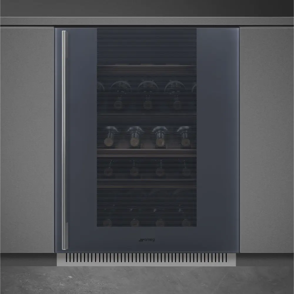 Garrafeira de Bancada Encastre Smeg Linea - 82cm - Neptune Grey - Dobradiça à Direita - CVI138RG - Image 2