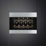 Garrafeira de Encastre Smeg Classica - 45cm Altura - Inox - Reversível - CVI320XE