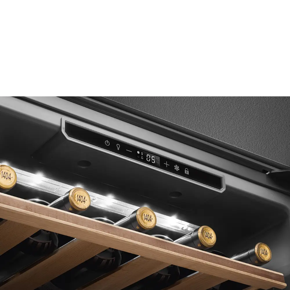 Garrafeira de Encastre Smeg Classica - 45cm Altura - Inox - Reversível - CVI320XE - Image 6