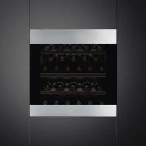 Garrafeira de Encastre Smeg Clássica - 60cm Altura - Inox Anti-dedadas - CVI329X3