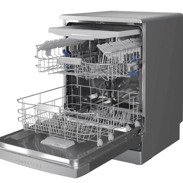Máquina de Lavar Loiça Indesit DFO 3T133 A F X - Livre Instalação - 60cm - Inox - Classe D - Image 3