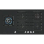 Placa a Gás Siemens iQ700 - 90 cm - Vidro Temperado com Wok 5kW e CookConnect - ER9A6SH40