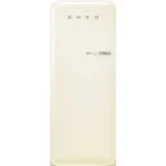 Frigorífico 1 Porta Smeg Anni 50 - 153cm - Creme - Dobradiça à Esquerda - FAB28LCR6