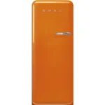 Frigorífico 1 Porta Smeg Anni 50 - 153cm - Laranja - Dobradiça à Esquerda - FAB28LOR6