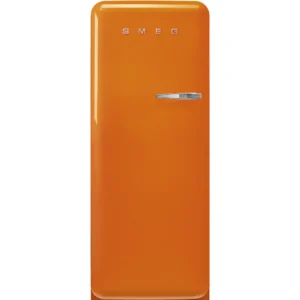 Frigorífico 1 Porta Smeg Anni 50 - 153cm - Laranja - Dobradiça à Esquerda - FAB28LOR6
