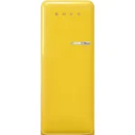 Frigorífico 1 Porta Smeg Anni 50 - 153cm - Amarelo - Dobradiça à Esquerda - FAB28LYW6