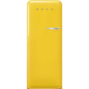 Frigorífico 1 Porta Smeg Anni 50 - 153cm - Amarelo - Dobradiça à Esquerda - FAB28LYW6