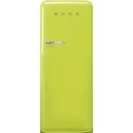 Frigorífico 1 Porta Smeg 50's Style - 153cm - Verde Maçã - Dobradiça à Direita - FAB28RLI6