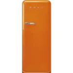Frigorífico 1 Porta Smeg Anni 50 - 153cm - Laranja - Dobradiça à Direita - FAB28ROR6
