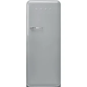 Frigorífico Smeg Anos 50 - Monoporta 153cm - Cinza Prata - FAB28RSV5