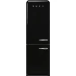 Frigorífico Combinado Smeg Anni 50 - NoFrost - Preto - Dobradiça à Esquerda - FAB32LBL6