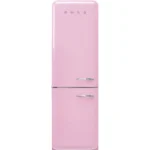 Frigorífico Combinado Smeg Anni 50 - NoFrost - Rosa - Dobradiça à Esquerda - FAB32LPK6