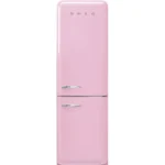Frigorífico Combinado Smeg Anni 50 - NoFrost - Rosa - Dobradiça à Direita - FAB32RPK6