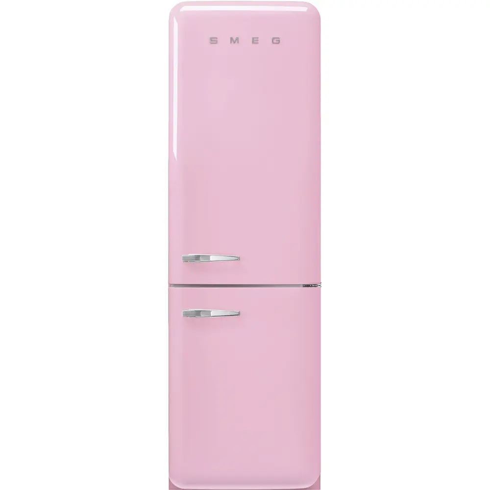 Frigorífico Combinado Smeg Anni 50 - NoFrost - Rosa - Dobradiça à Direita - FAB32RPK6