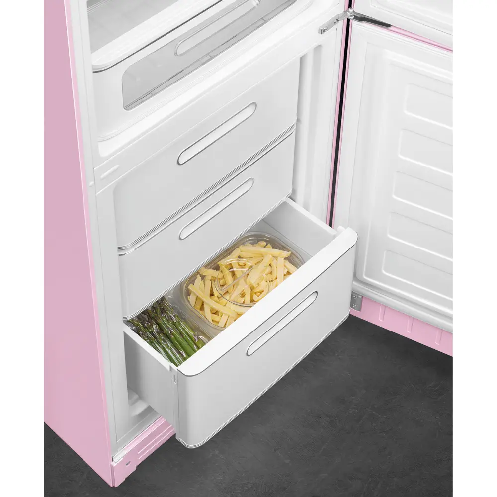 Frigorífico Combinado Smeg Anni 50 - NoFrost - Rosa - Dobradiça à Direita - FAB32RPK6 - Image 5