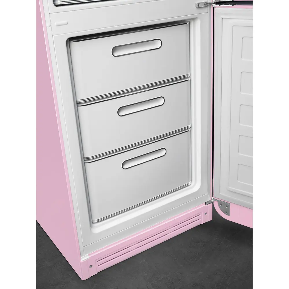Frigorífico Combinado Smeg Anni 50 - NoFrost - Rosa - Dobradiça à Direita - FAB32RPK6 - Image 4