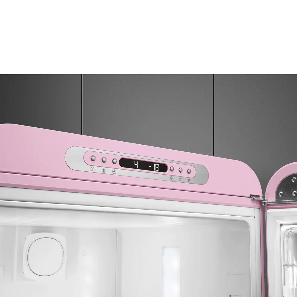 Frigorífico Combinado Smeg Anni 50 - NoFrost - Rosa - Dobradiça à Direita - FAB32RPK6 - Image 3
