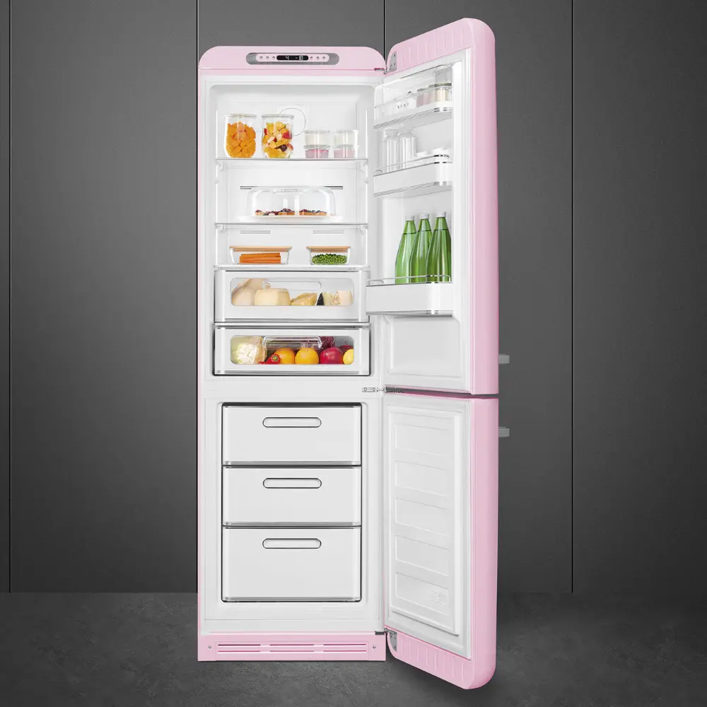Frigorífico Combinado Smeg Anni 50 - NoFrost - Rosa - Dobradiça à Direita - FAB32RPK6 - Image 2