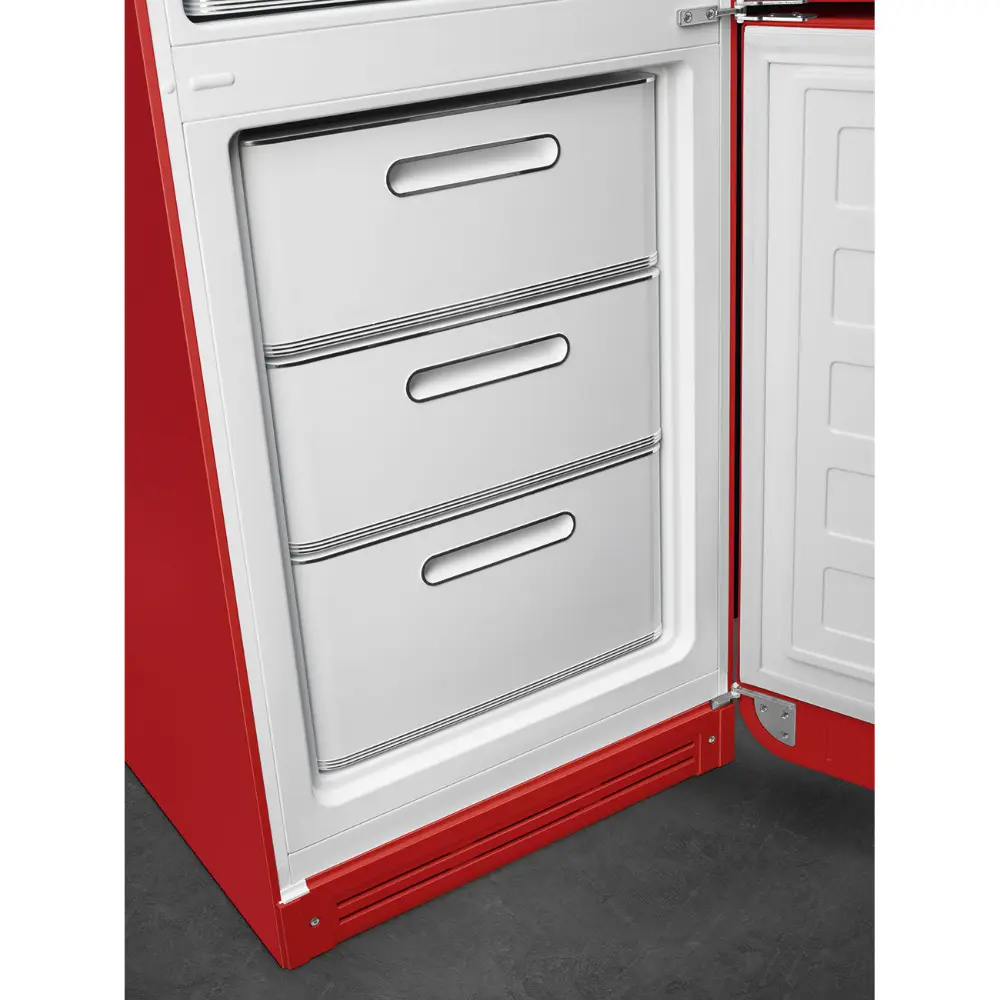 Frigorífico Combinado Smeg Anni 50 - NoFrost - Vermelho - Dobradiça à Direita - FAB32RRD6 - Image 4