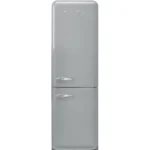 Frigorífico Combinado Smeg Anni 50 - NoFrost - Cinza (Silver) - Dobradiça à Direita - FAB32RSV6